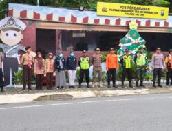 Kodim 0808/Blitar Bersama Polres Blitar Gelar Pos Pengamanan Nataru 2026