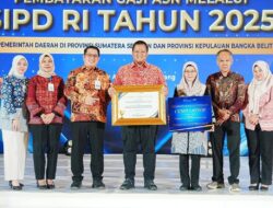 Selamat! Pemkab Banyuasin Raih Penghargaan SIPD RI Dengan Implementasi 100% Pembayaran Gaji ASN Tahun 2025