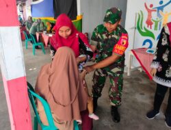 Babinsa Tlogo Bersama Kader dan Bidan Desa Aktif Cegah Stunting Lewat Posyandu Balita