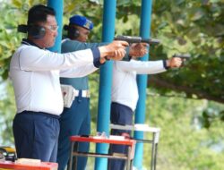 Sebagai Pembinaan Kemampuan, TNI AL Kodaeral IV Gelar Latihan Menembak