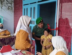 Sinergi Babinsa dan Nakes, Ujung Tombak Percepatan Penurunan Stunting di Sutojayan