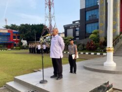 Kabidlabfor Polda Sumsel Pimpin Apel Personel di Lapangan Apel Mapolda Sumsel