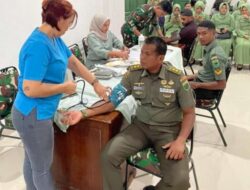 Peringati HUT ke-80, Persit KCK Koorcabrem 182/JO Gelar Donor Darah di Fakfak