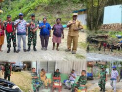 TNI AD Bangun Pipanisasi Air Bersih di Kampung Membey, Danrem 182/JO Apresiasi Sinergi TNI dan Warga