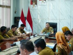 Rapat Persiapan Kunjungan Kerja Gubernur Sumatera Selatan ke Kabupaten Ogan Ilir