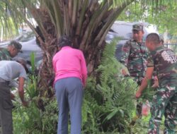 Bersatu Jaga Lingkungan, Kodim 0402/OKI Gelar Jumat Bersih