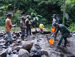 TMMD Ke 127 Fokus Tingkatkan Infrastruktur Desa, Jembatan Penghubung Mulai Dicor