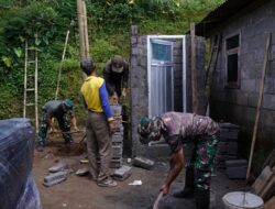 Wujud Kepedulian TNI, Satgas TMMD ke-127 Bangun MCK Layak untuk Warga Desa Krisik