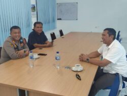 Kapolsek Bangun dan Kanit Intelkam Adakan Pertemuan dengan Manager PT Sipef