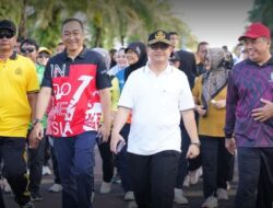 HAORNAS 2025 Meriah, Pemkab Ogan Ilir Gelar Jalan Santai & Senam Bersama Sekaligus Lepas Kontingen PORPROV