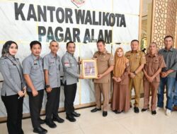 Wako Ludi Menerima Audensi dari Jajaran Kanwil Kemenkum Sumatera Selatan