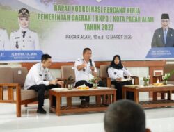 Wako dan Wawako Menghadiri Rapat RKPD TA 2027 dan Pembagian Insentif RT, RW se-Kecamatan Pagar Alam