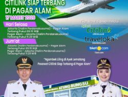 Ngambek Liling di Ayek Lematang, Pesawat Citilink Siap Terbang di Pagar Alam ✈️ 