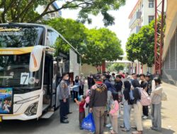 Bupati Muba Kirim 7 Bus dan 2 Speed Boat Antar Mahasiswa Mudik