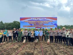 Polres OKI Laksanakan Penanaman Jagung Serentak Kuartal I 2026 Dukung Ketahanan Pangan