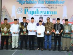 Hadiri Buka Puasa Bersama Pujakesuma, Wagub Cik Ujang Puji Etos Kerja Warga Keturunan Jawa di Sumsel