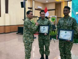 Perkuat Sinergi TNI–Pemda, Dandim 1803/Fakfak Terima Penghargaan dari Pangdam XVIII/Kasuari