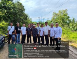 Akses Nyaris Terputus, Pemkab Muba Tanggap Darurat Pulihkan Jalan Sungai Keruh