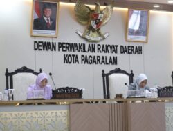 Hj Bertha Menghadiri Rapat Paripurna IV Sidang ke-I, Pembahasan Renja DPRD Kota Pagar Alam TA 2027