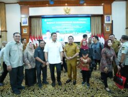 Bupati Askolani Ikuti Rakornas Bersama Mentan RI, Bahas Mitigasi Kekeringan Lahan Pertanian