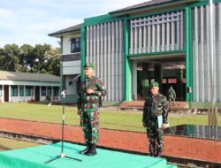 Melalui Upacara Bendera, Kodim 0402/OKI Perkuat Semangat Kebangsaan