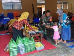 Babinsa Kotes Bersama Bidan Desa Laksanakan Posyandu, Wujudkan Kesehatan Masyarakat