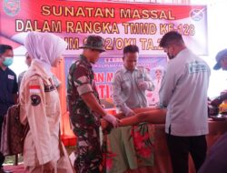 Melalui TMMD ke-128, Kodim 0402/OKI Hadirkan Pelayanan Kesehatan dan Bangkitkan UMKM Desa