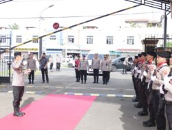 Polres OKI Gelar Apel Besar, Kapolda Sumsel Dorong Pelayanan Aspirasi dan Cegah Karhutlah