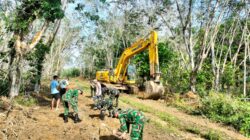 Progres Meningkat di Hari ke-8, Satgas TMMD Kodim 0402/OKI Kebut Pembukaan Jalan