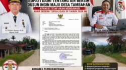 KPKM RI Apresiasi Respons Bupati Dairi Soal Air Bersih Dusun Ingin Maju, Tegaskan Tetap Awasi Realisasi Tahun 2026