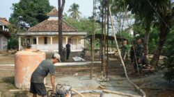 Demi Air Bersih, Satgas TMMD Kodim 0402/OKI Lanjutkan Pengeboran Sumur