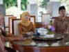 Hj Bertha Mengikuti Kegiatan Penyerahan Bantuan Sapi Dari Presiden RI Kepada Gubernur,Wali Kota dan Bupati se-Indonesia Secara Vidcon