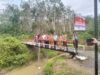 Jembatan “Merah Putih” Polsek Mesuji Raya Dibangun, Akses Warga Terpencil Kian Terbuka