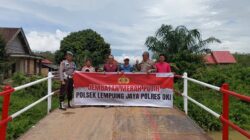 Perbaikan Jembatan Merah Putih di Lempuing Jaya Rampung 100 Persen pada Bulan Bakti Bhayangkara ke-80