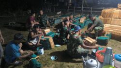 Kejar Target Penutupan, Satgas TMMD Kodim 0402/OKI Bekerja Hingga Malam Hari