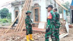 Wadansatgas TMMD Ke-128 Kodim 0402/OKI Turun Langsung Pastikan Progres Pekerjaan Tepat Waktu