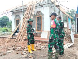 Wadansatgas TMMD Ke-128 Kodim 0402/OKI Turun Langsung Pastikan Progres Pekerjaan Tepat Waktu