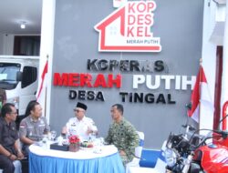 Dandim 0808/Blitar Hadiri Launching Koperasi Desa/Kelurahan Merah Putih, Dukung Penguatan Ekonomi Desa