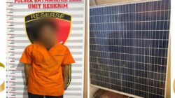 Nekat Gasak Panel Surya di Atas Warung, Pemuda Ini Ditangkap Polisi