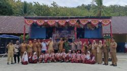 Bangun Karakter Sejak Dini, Babinsa Karas Beri Motivasi Siswa pada Pembukaan Class Meeting
