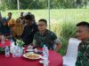 Kegiatan Vicon Serentak Persiapan Panen Raya Perdana di Wilayah Kodim 0402/OKI Digelar di Desa Sindang Sari