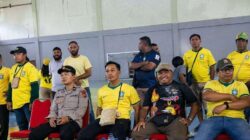 Dandim 1803/Fakfak Hadir di Tengah Fans Brasil, Nobar di GOR Krapangit Gewab Berlangsung Semarak hingga Peluit Akhir
