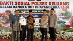 Polsek Keluang Tebar Kepedulian di HUT Bhayangkara ke-80, Ratusan Warga Rasakan Manfaat Bakti Sosial