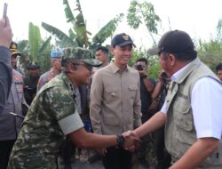 Dandim 0402/OKI Dampingi Pangdam II/Sriwijaya Hadiri Panen Raya TNI Dukung Ketahanan Pangan Nasional