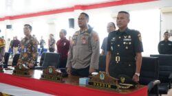 Kasdim 0402/OKI Hadiri Rapat Paripurna Pengucapan Sumpah/Janji PAW Anggota DPRD Kabupaten Ogan Ilir