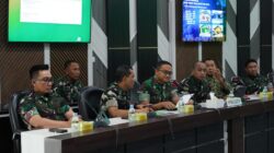 Dandim 0402/OKI Hadiri Rapat Paparan Penyiapan Lahan Yon TP di Makodam II/Sriwijaya