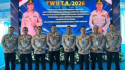 Kapolres OKI Hadiri Gelar Operasional TW II Polda Sumsel, Kapolda Tekankan Penguatan Citra Positif