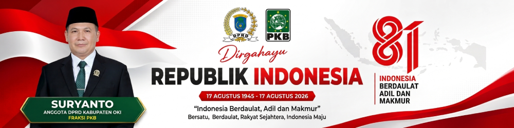 banner ucapan HUT RI Suryanto PKB