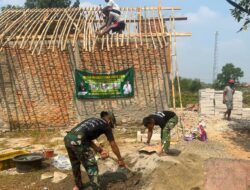 Satgas TMMD ke-129 Bangun Rutilahu Sasaran 6, Warga Sambut dengan Gembira
