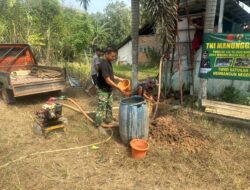 Harapan Air Bersih dari Dalam Tanah, Satgas TMMD ke-129 Bor Sumur di RT 06